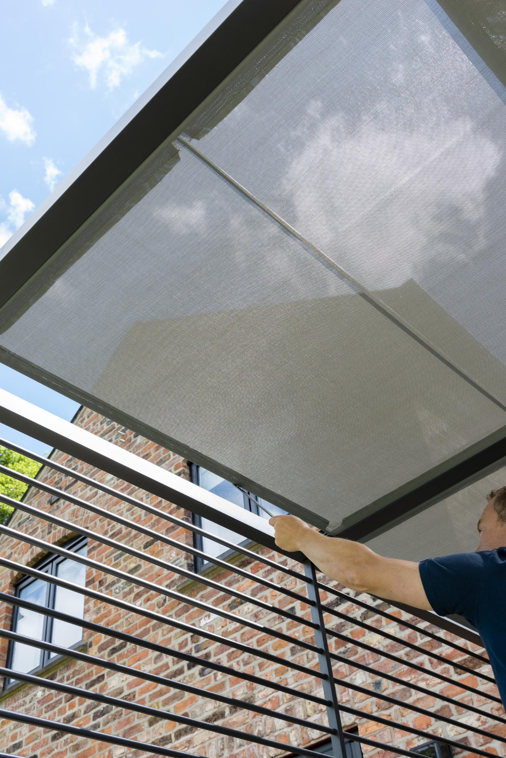 Sliding Roof Gazebo