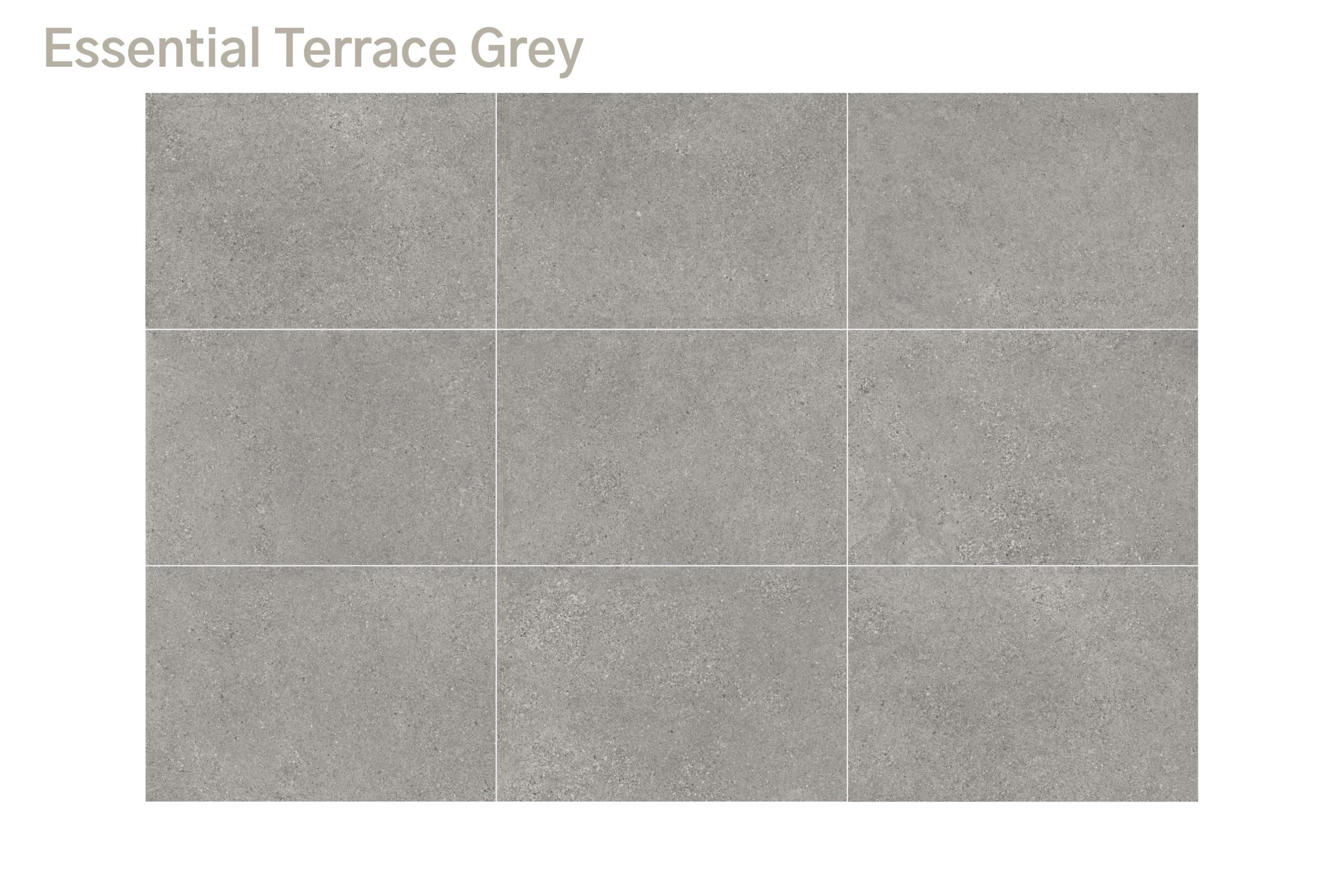 Essential Terrace Porcelain 16mm Grey