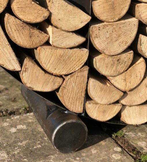 Half Circular Log Store