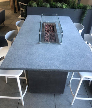 Granite Top Firepit Bar