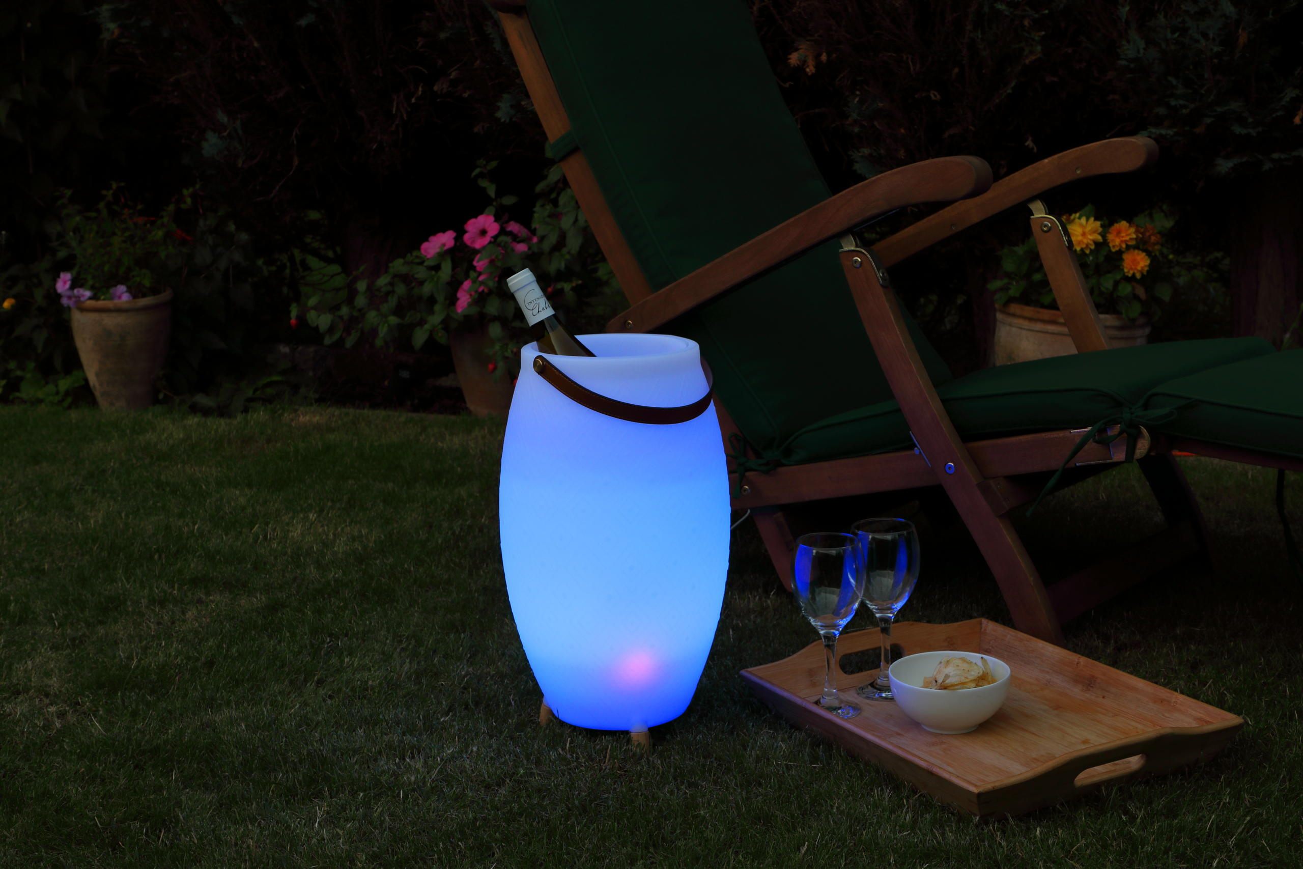 Colour Changing Wine Cooler with Speaker