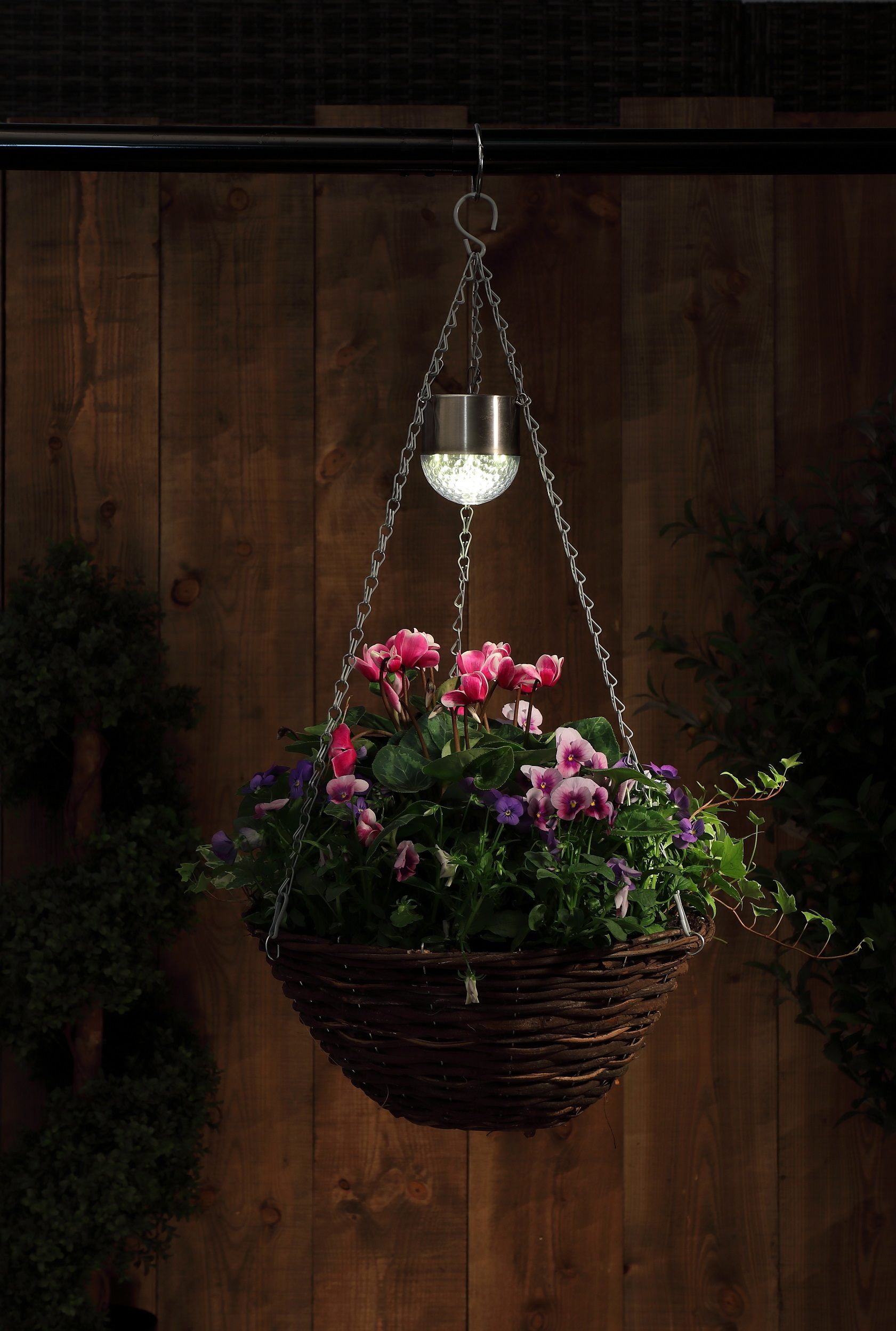 Set of 2 Hanging Basket Lights