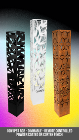 RGB Tower Lights - Ghost Grey, Zebra