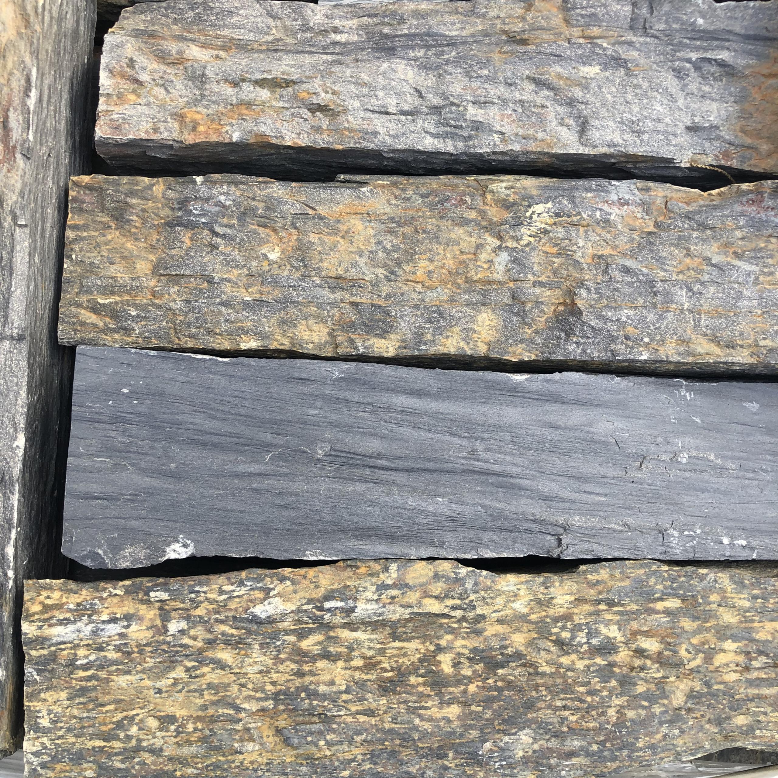 Portuguese Black Slate Cladding 100mm