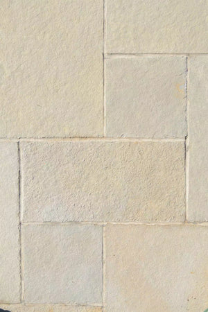 Yellow Cropped Granite Sett Application Photo