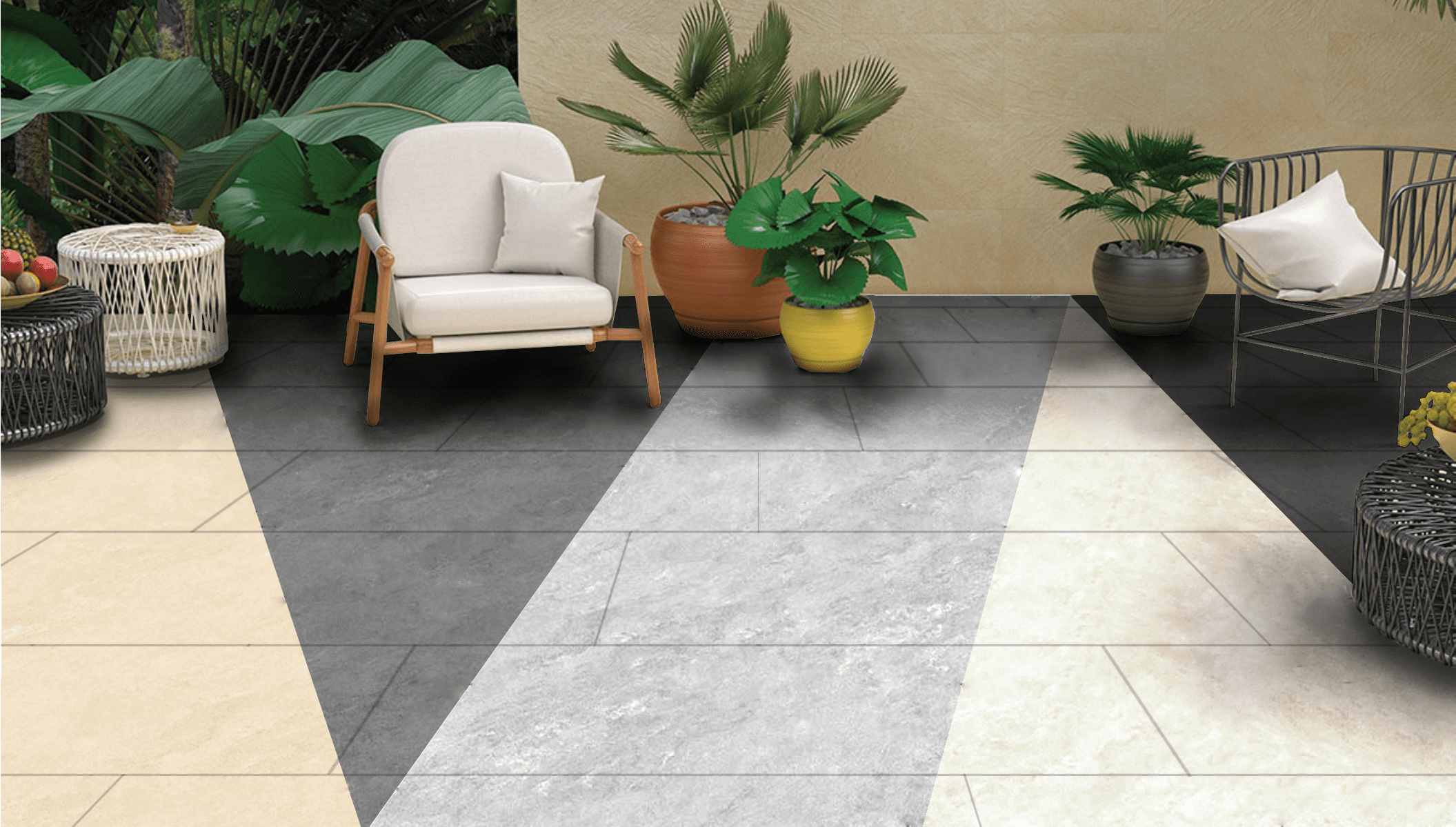 Landscape Cream Bullnosed Steps