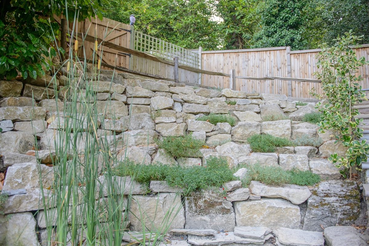 Yorkstone Rockery Application Photo
