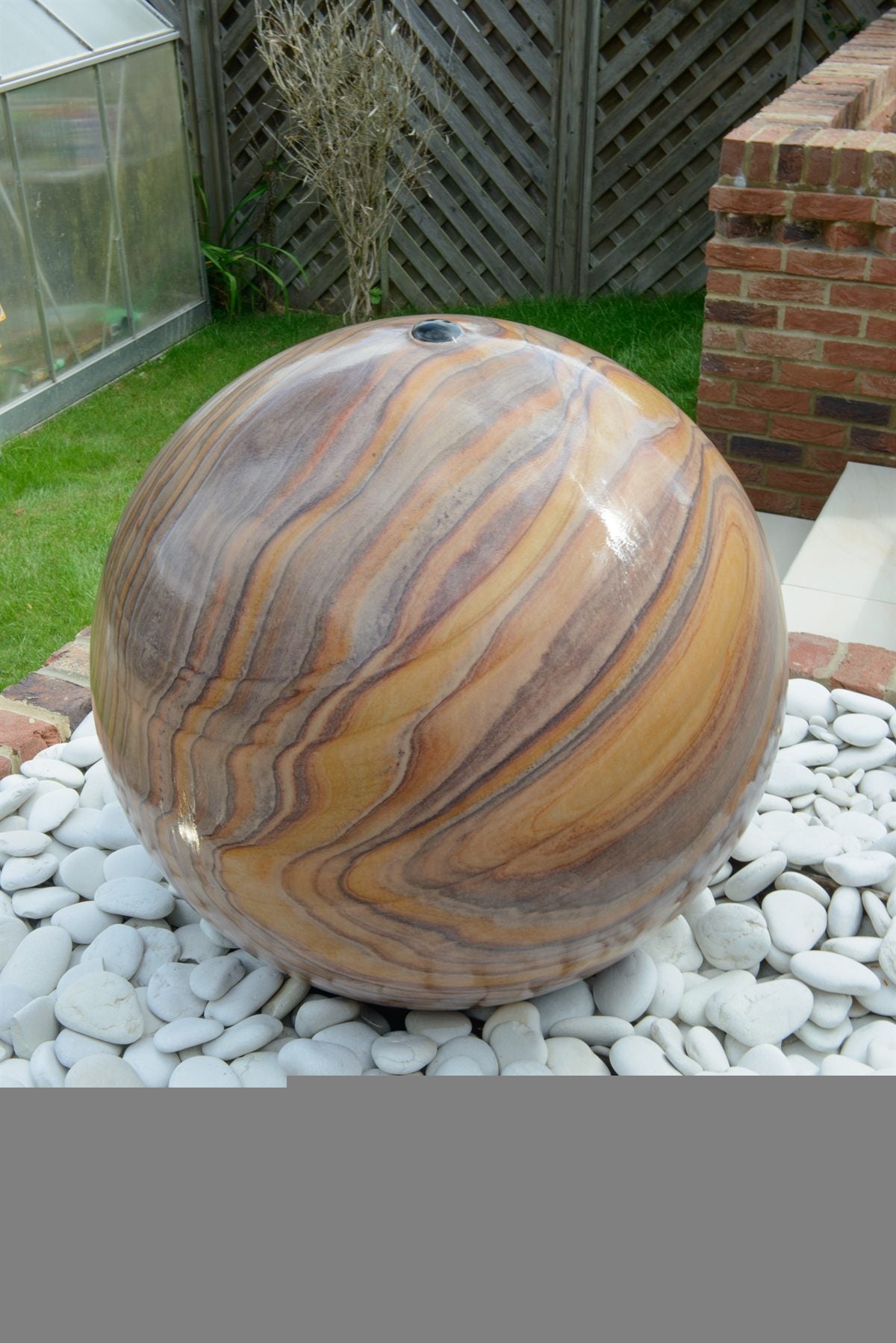 Drilled Rainbow Spheres