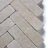 Moghara Acid Washed Pearl Limestone Bruges Setts