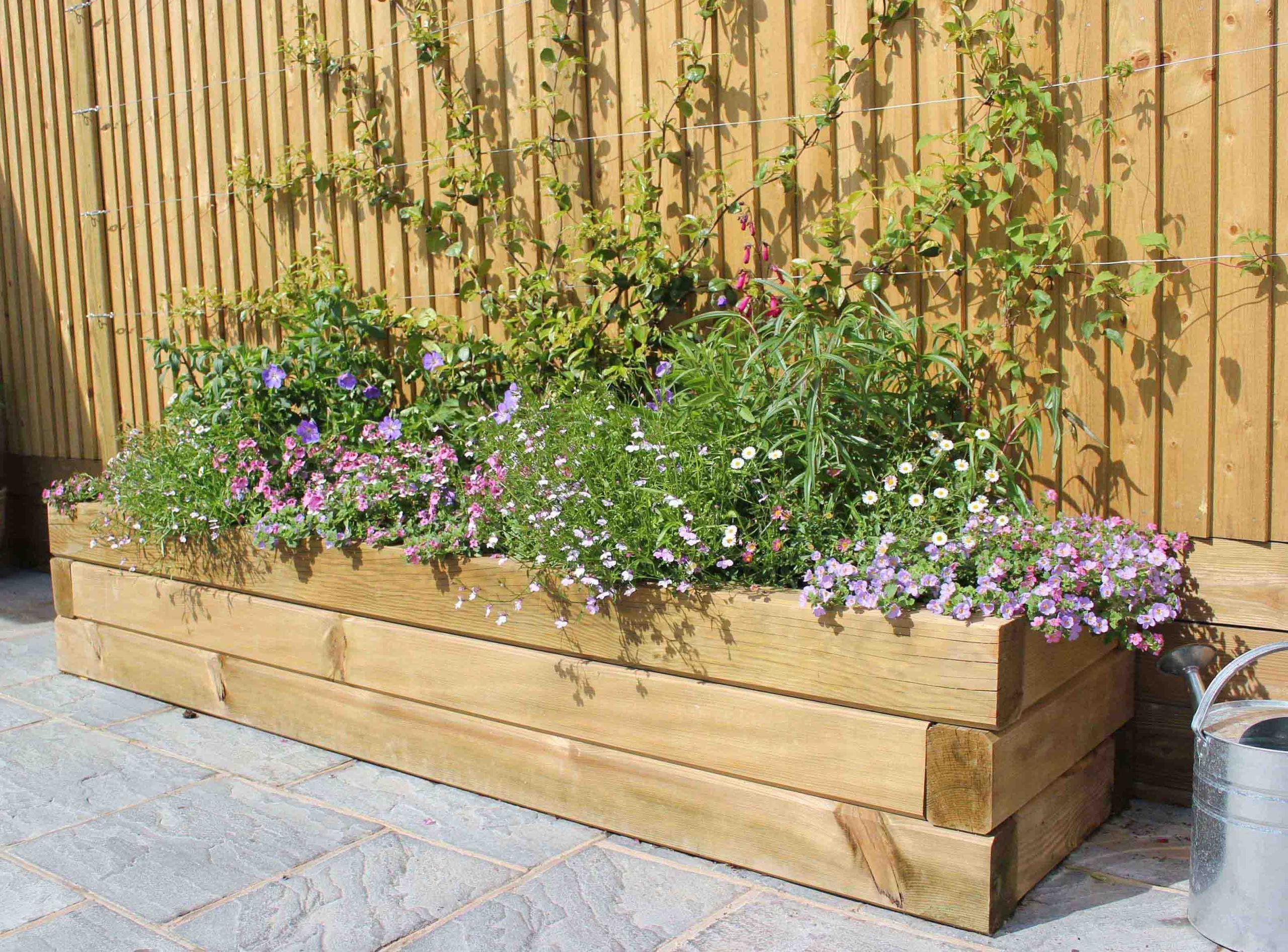 Green Treated Softwood Sleeper 2.4/1.2m 200mmx100mm