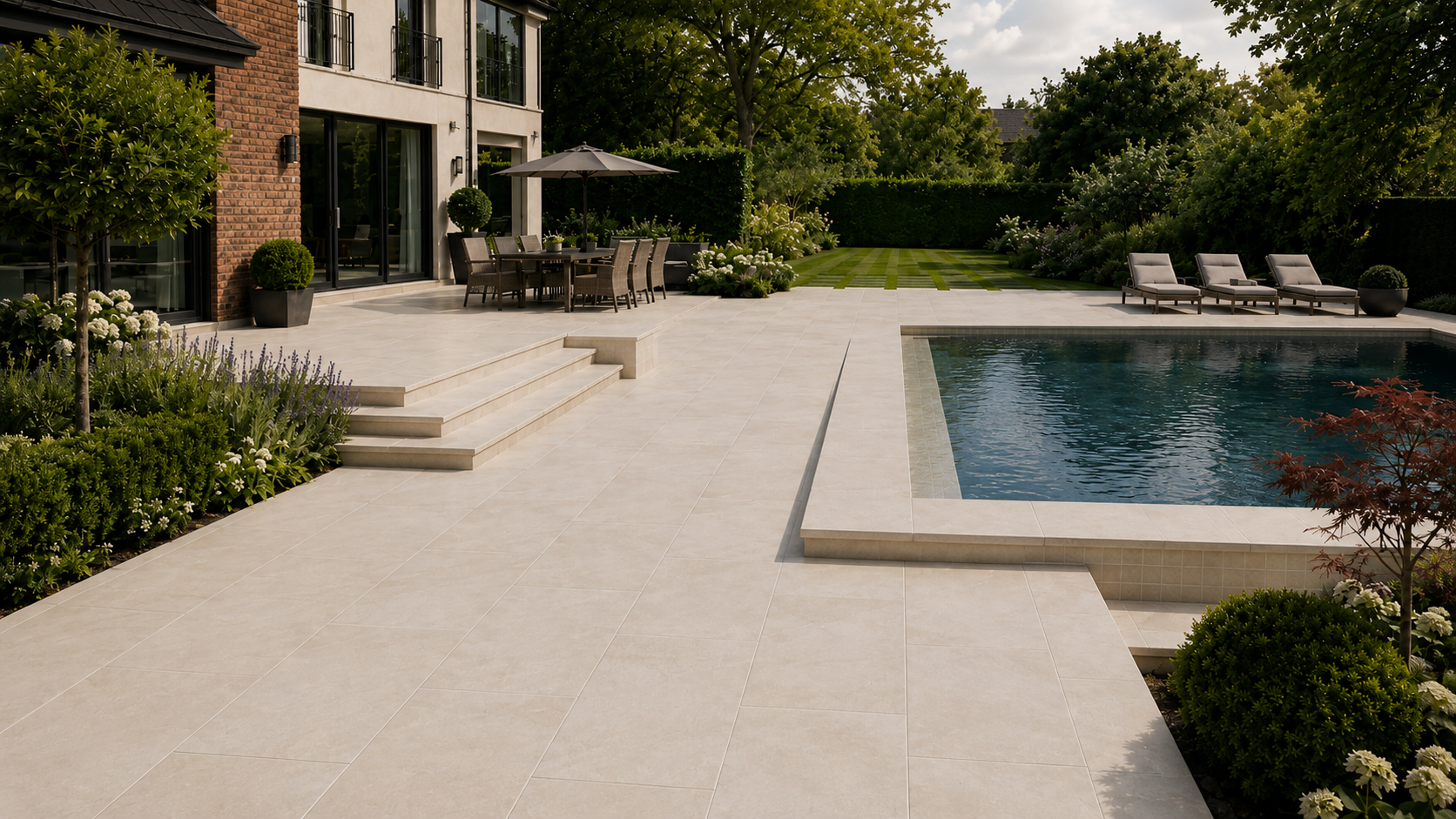 Landscape Cream Pool Riser High-Res Swatch