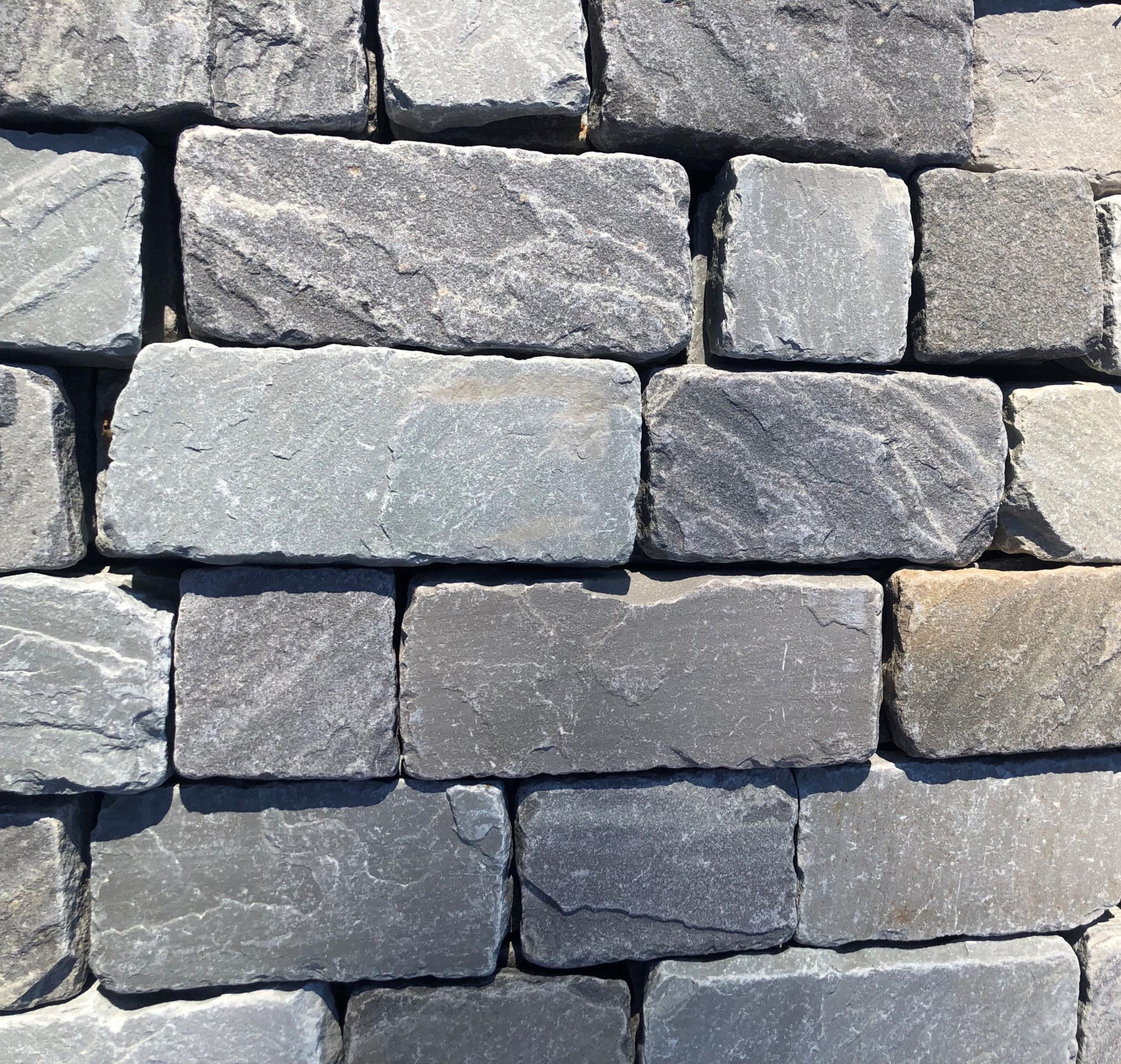 Grey Tumbled Setts Multi Sized 1.2m2 Layer