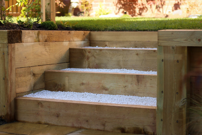 Green Treated Softwood Sleeper 2.4/1.2m 200mmx100mm