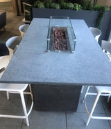 Granite Top Firepit Bar