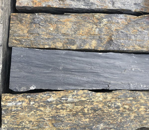 Portuguese Black Slate Cladding 100mm