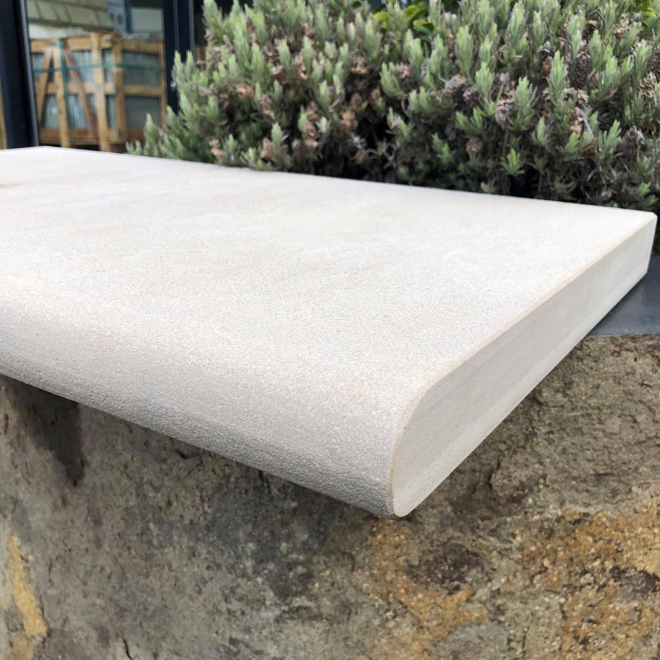Sawn Buff Bullnosed Coping