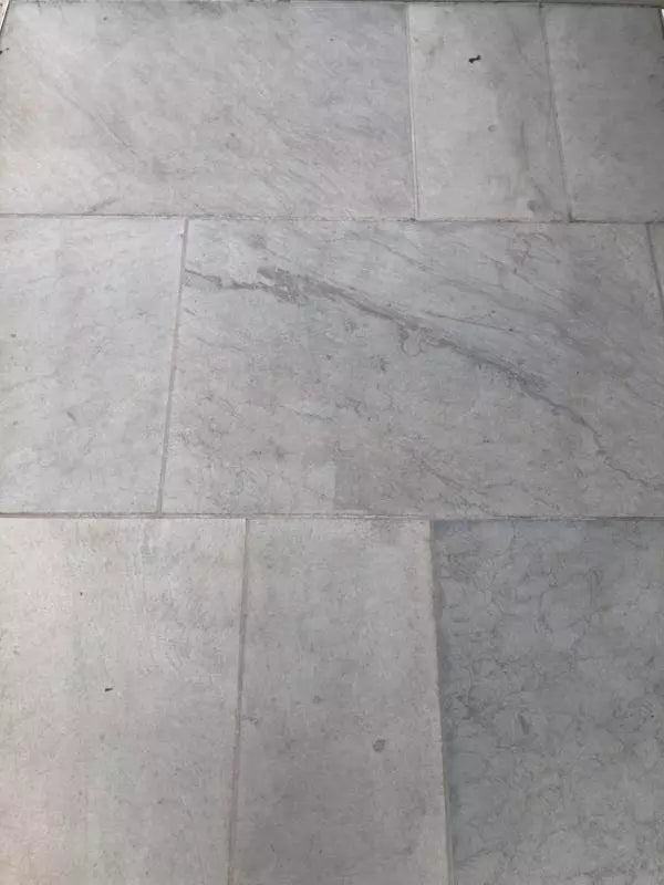 Black Basalt Sawn & Tumbled Setts - Sample 100x100x50mm Application Photo